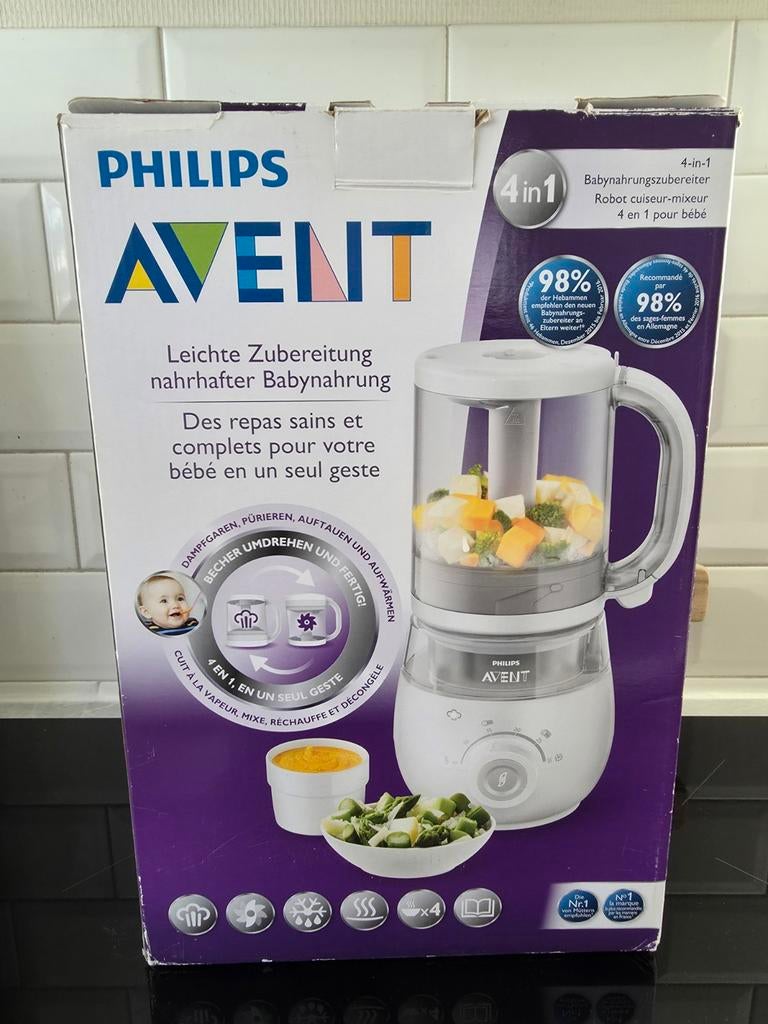 Philips Avent 4-in-1 Babyvoedingsmaker SCF883/01, Ophalen