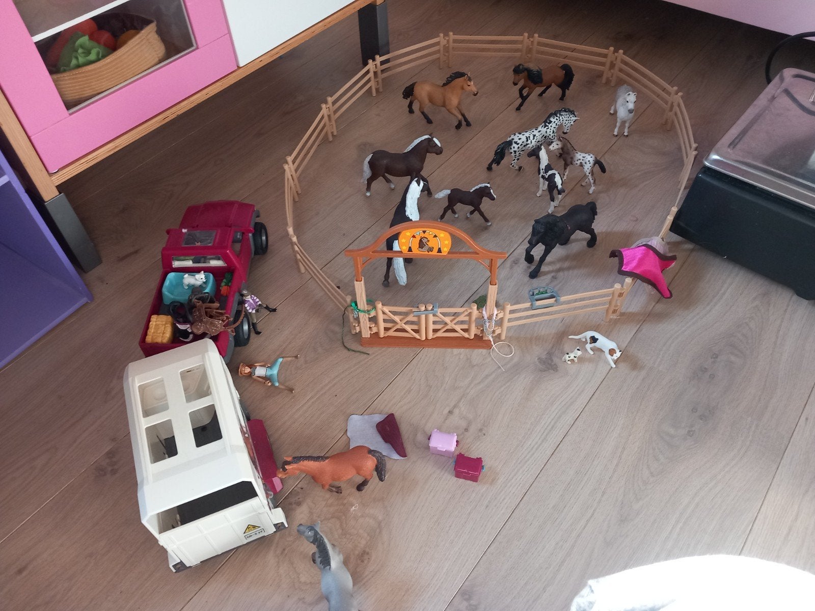 schleich set, Ophalen, Zo goed als nieuw, Losse onderdelen, Overige typen
