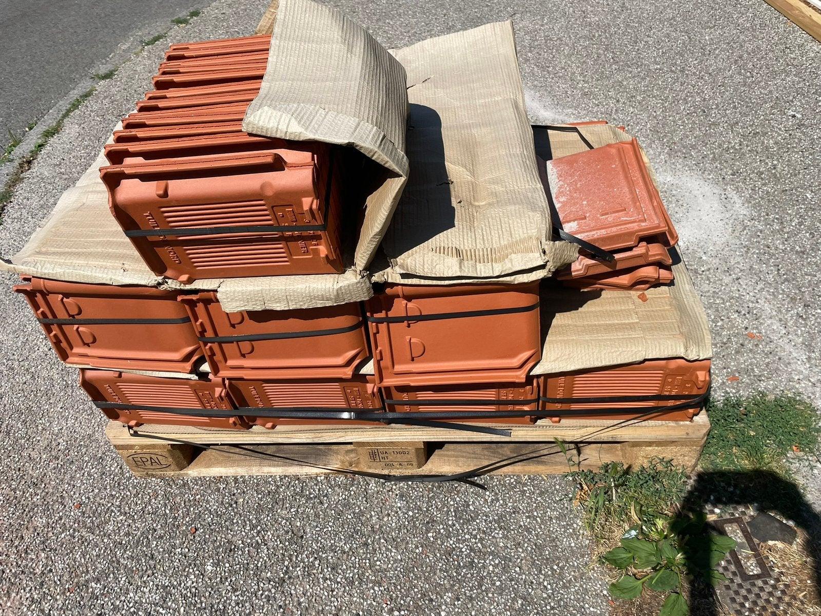 Dakpannen Tuile du Nord, Ophalen, Steen of Klei, Nieuw, 5 tot 10 m²