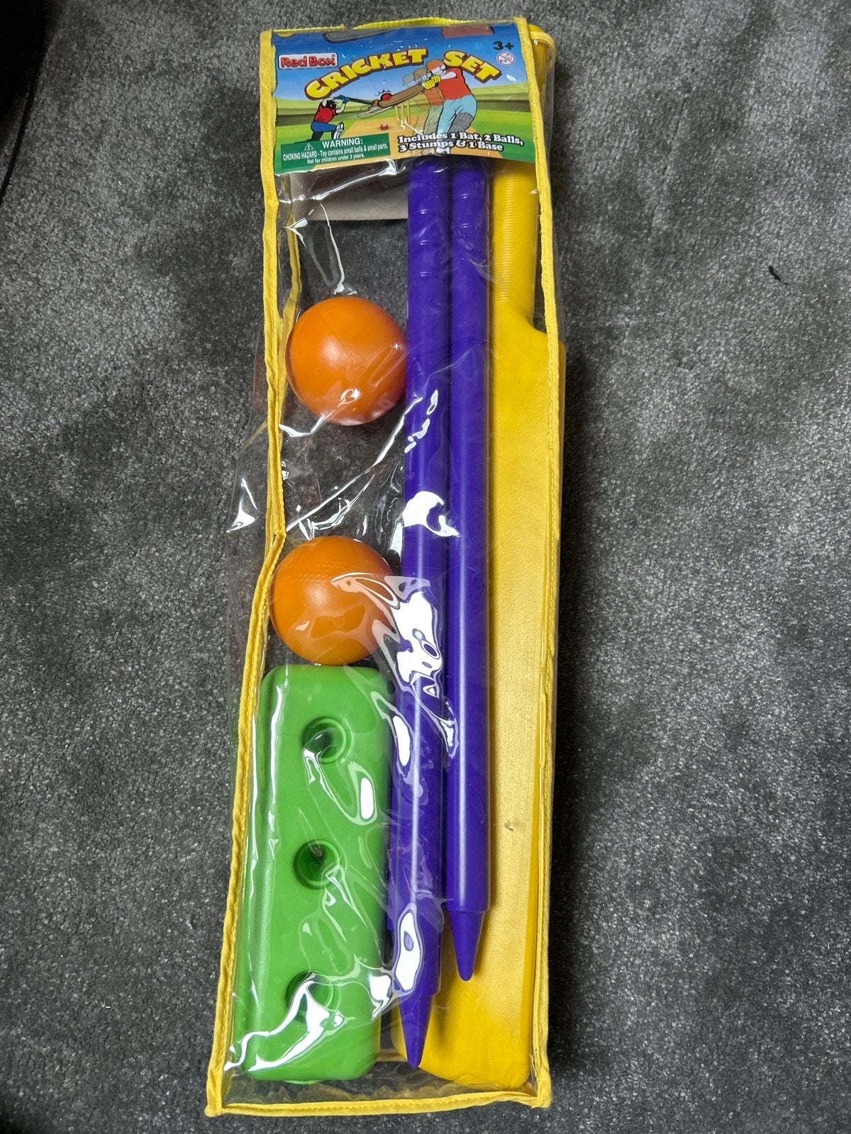 Red Box Cricket Set voor Kinderen, Kinderen en Baby's, Ophalen, Nieuw, Jongen of Meisje