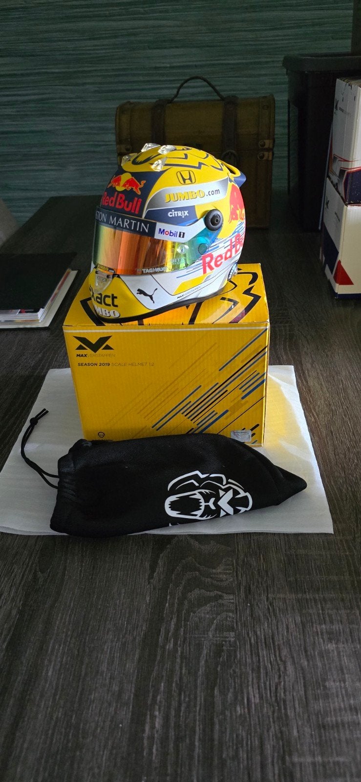 Max Verstappen helm 2019 schaal 1:2, Verzamelen, Ophalen of Verzenden, Nieuw, Formule 1