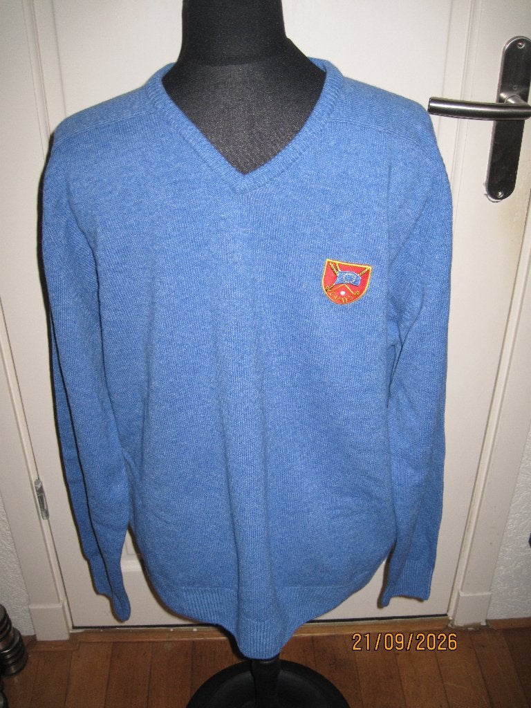 Crossways blauwe wollen golf trui maat L, Ophalen of Verzenden, Gebruikt, Kleding, Overige merken