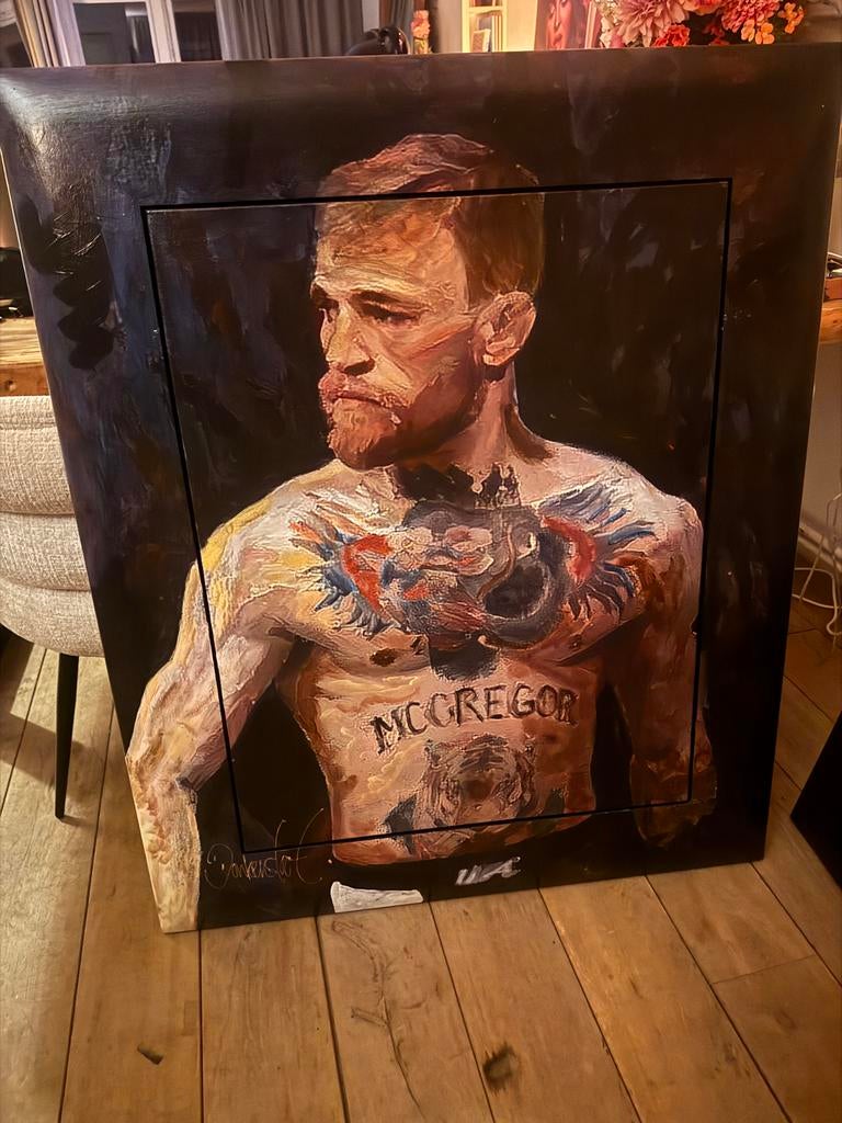 Origineel Peter Donkersloot - Conor McGregor 90x120, Ophalen of Verzenden