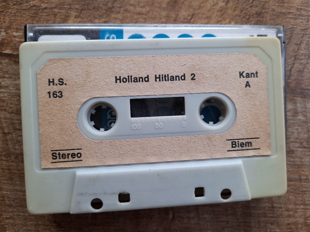 CASSETTEBANDJE HOLLAND HITLAND 2 HS 163, Gebruikt, 1 bandje, Ophalen of Verzenden, Origineel