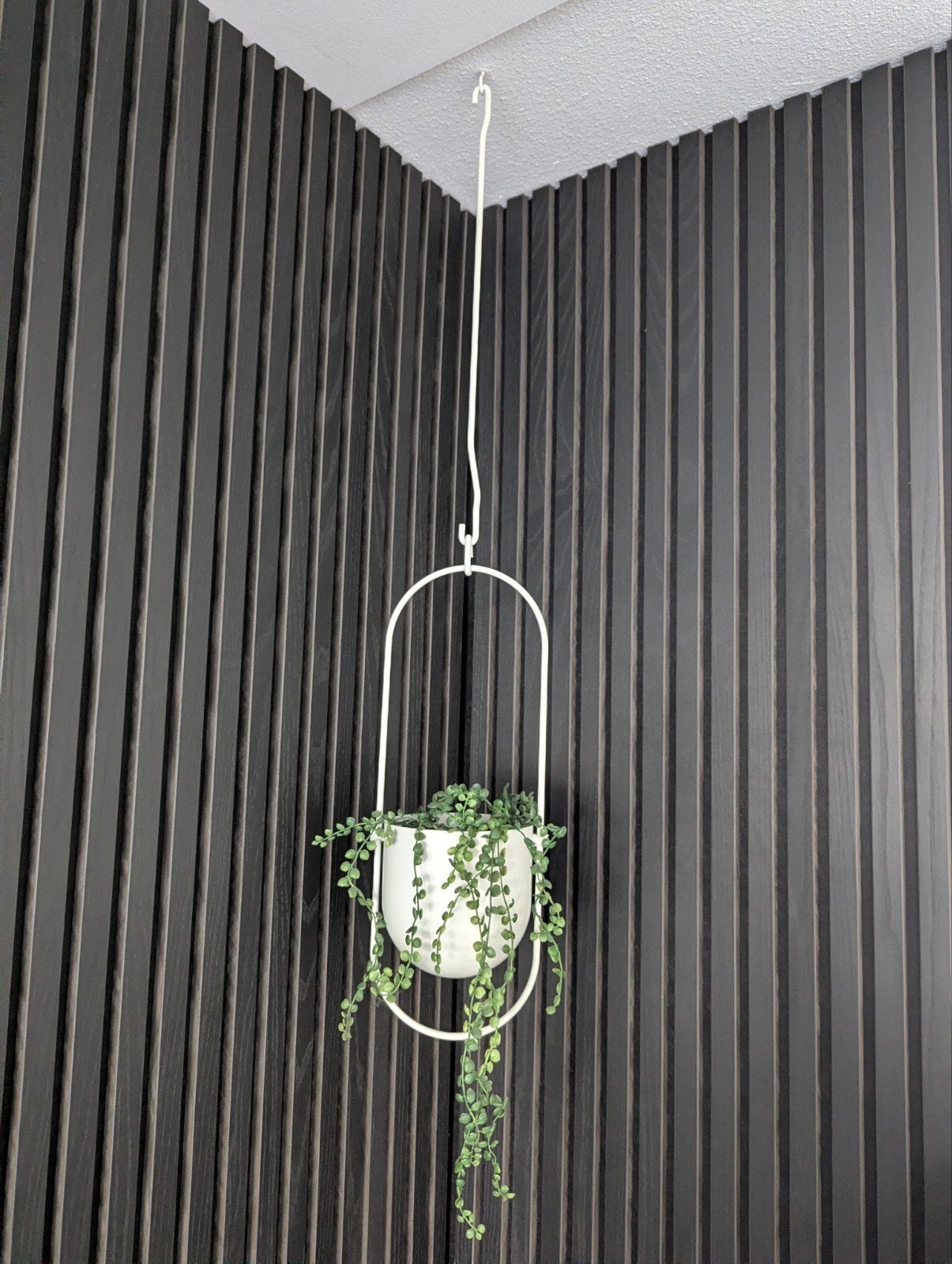 IKEA CHILISTRÅN plantenhanger - Zo goed als nieuw, Ophalen, Zo goed als nieuw, Wit, Metaal