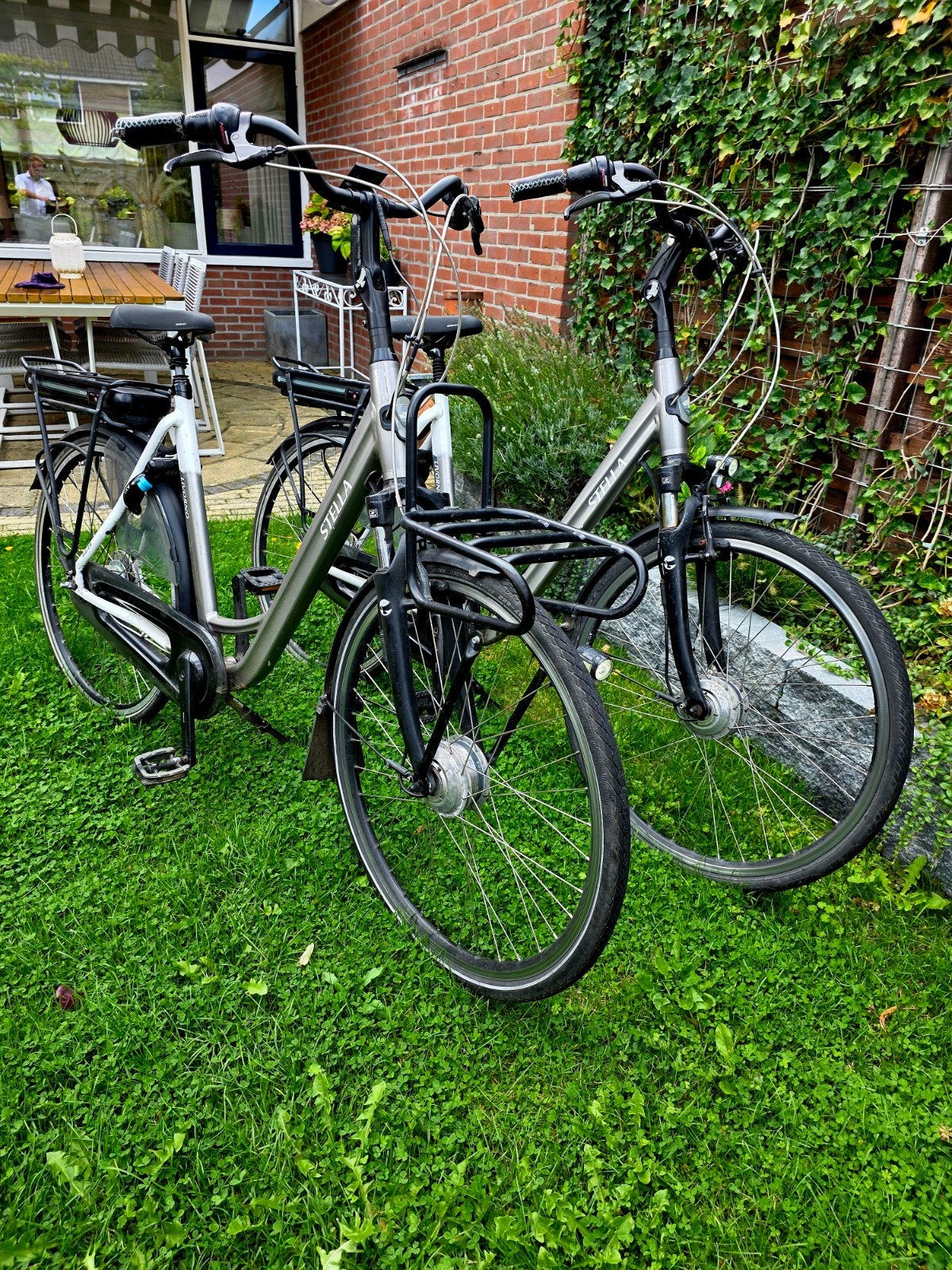Set Stella Livorno, Stella mamafietsen met manden, Fietsen en Brommers, Elektrische fietsen, Ophalen, Zo goed als nieuw, 47 tot 51 cm