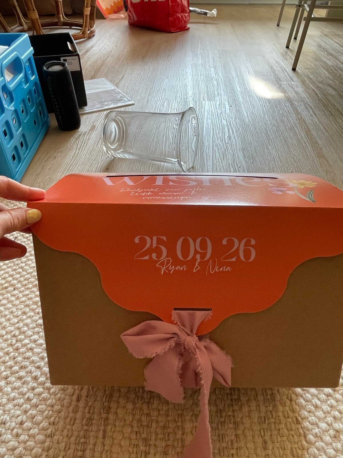 Bruiloft enveloppendoos Made for Moments, Ophalen, Zo goed als nieuw, Versiering, Geboorte of Huwelijk