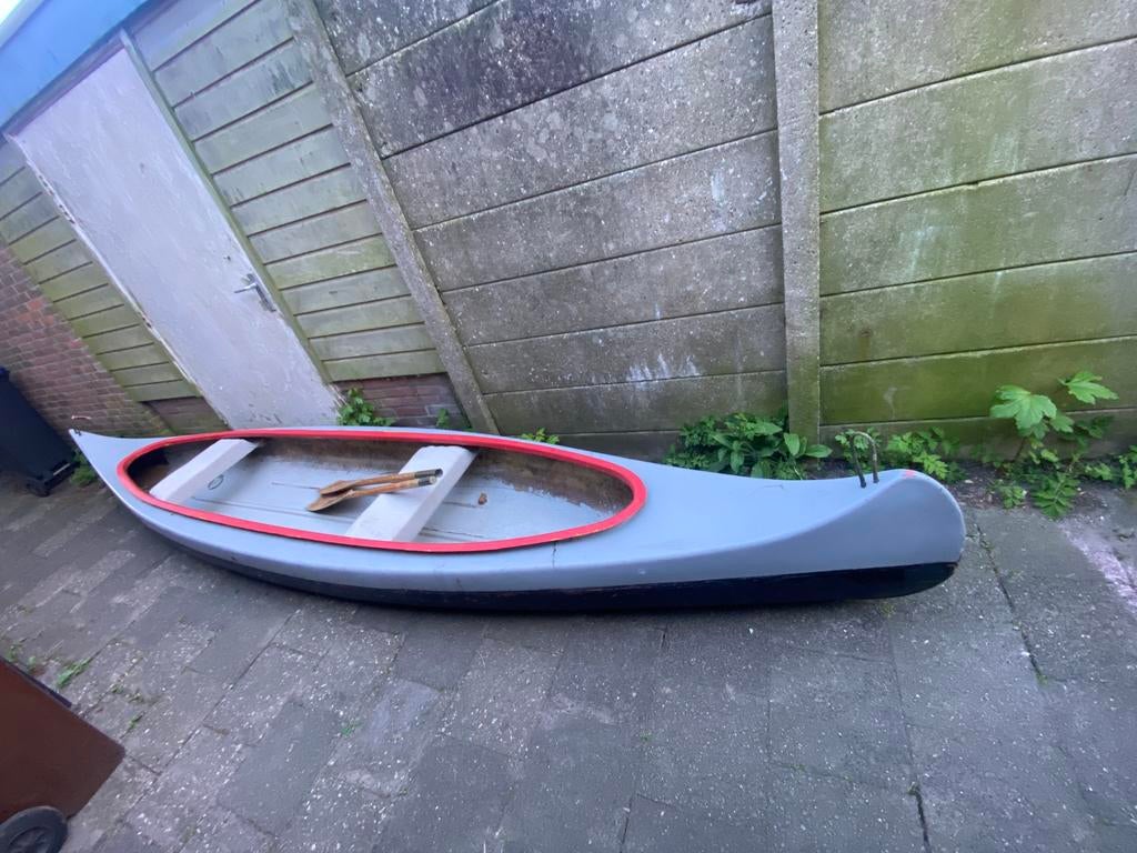 Canadese Kano 4,8 meter, Watersport en Boten, Kano's, Gebruikt, Canadese kano of Open kano, Eén persoon, Ophalen