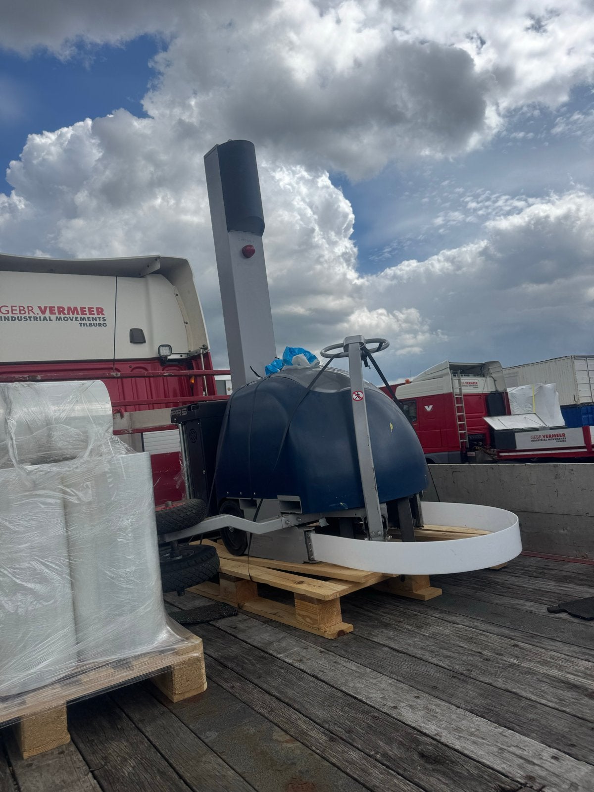 Sealmachine voor pallets met extra sealrollen, Ophalen of Verzenden