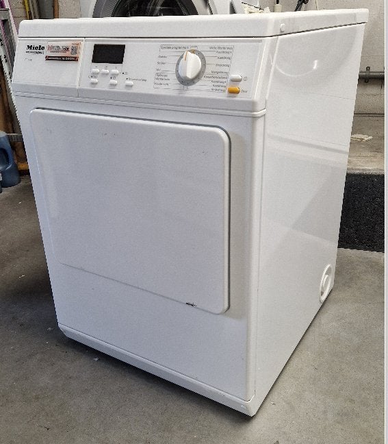 professionele Miele PT5136 luchtdroger, Ophalen, 6 tot 8 kg, Gebruikt, Luchtafvoer