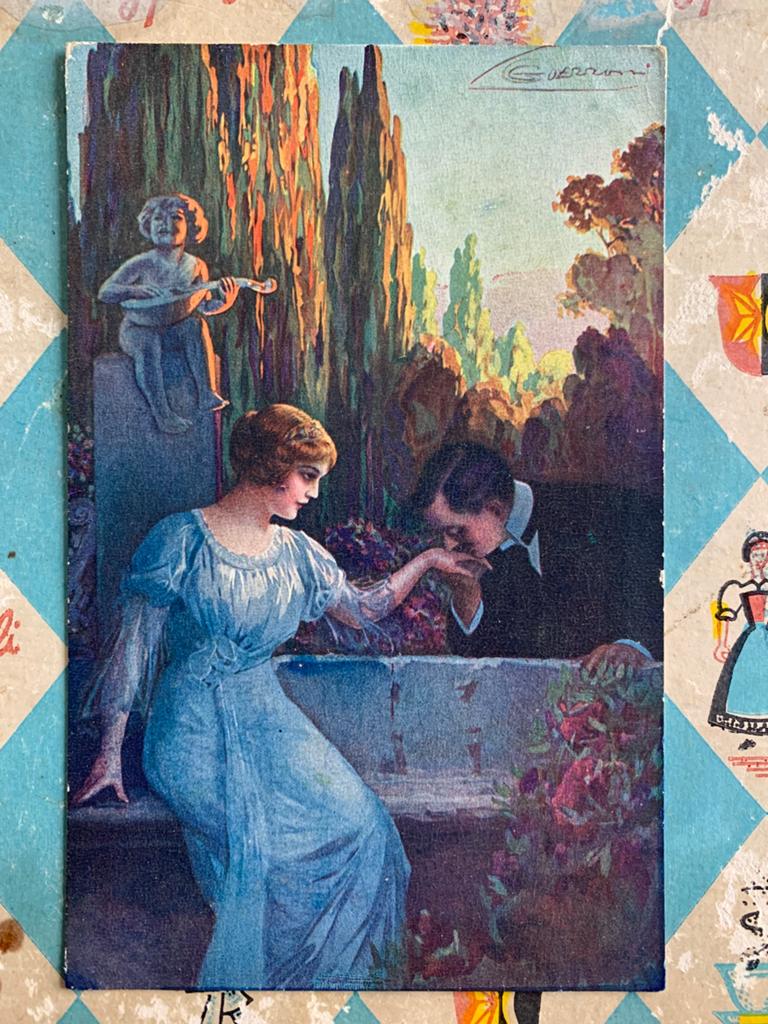 Handkus (EL), Ophalen of Verzenden, Voor 1920, Gelopen, Overige thema's
