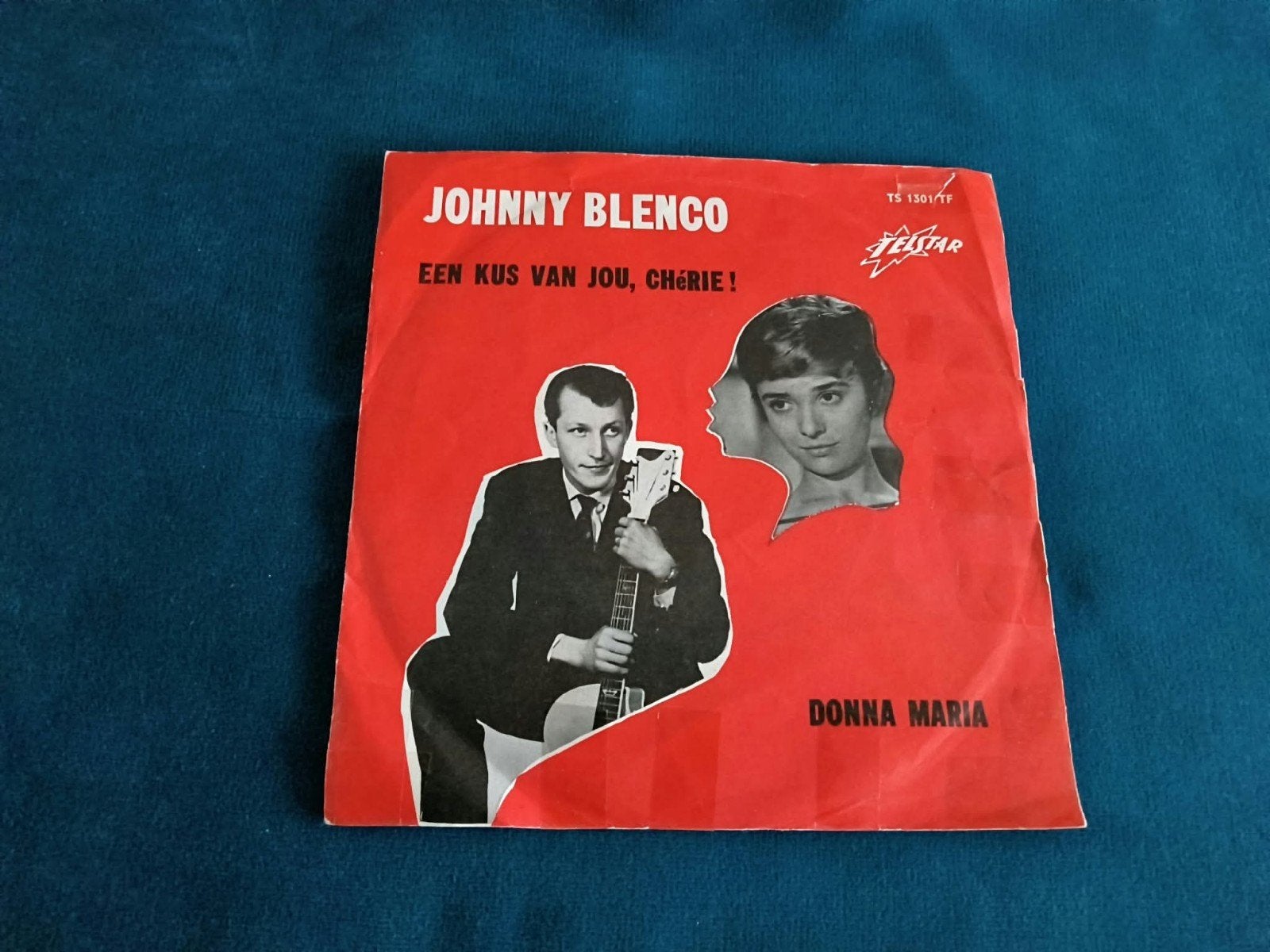 Johnny Blenco - Een Kus Van Jou, Chérie! / Donna Maria, Gebruikt, 7 inch, Ophalen of Verzenden, EP