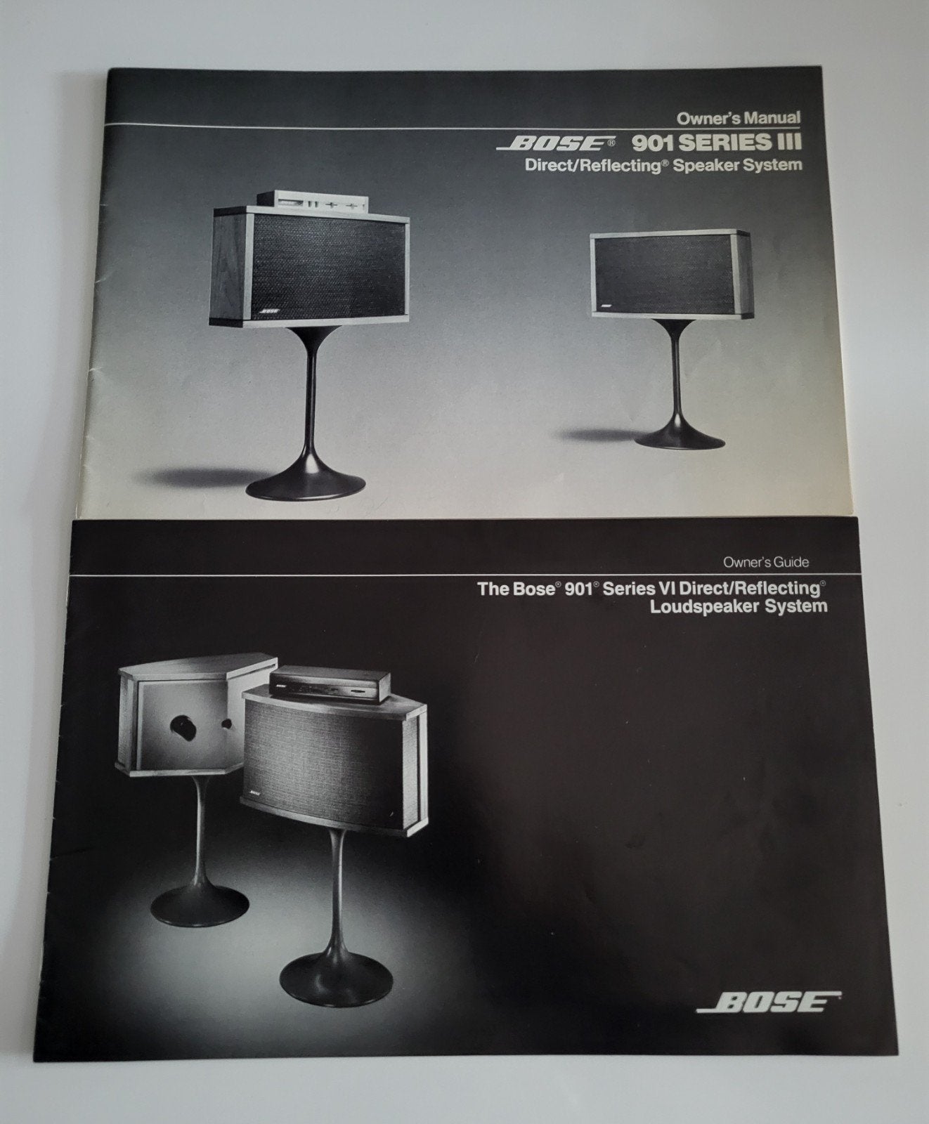 Te koop twee vintage Bose 901 speakers Owners Manual, Ophalen of Verzenden, Overige merken