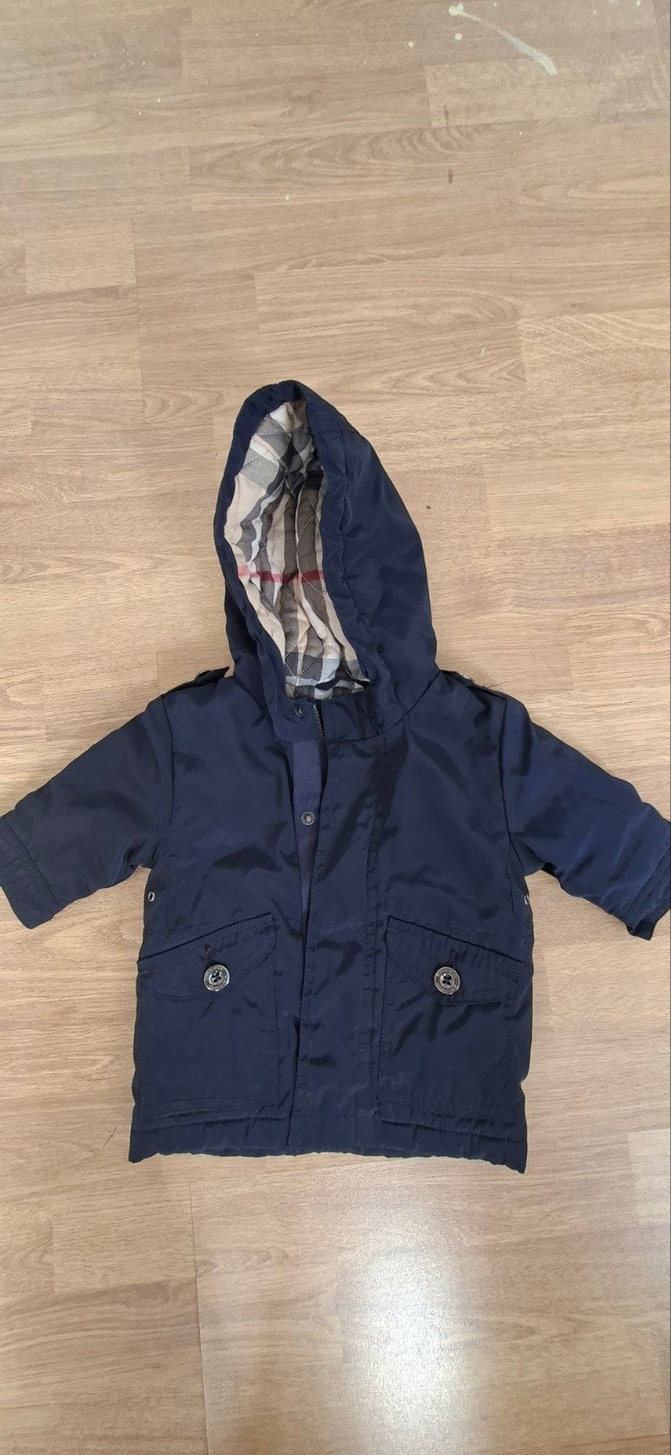Origineel Burberry vintage babyjas 3M/62 - Zo goed als nieuw, Ophalen, Jongetje of Meisje, Zo goed als nieuw, Jasje