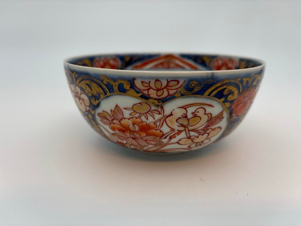 Chinese Imari porseleinen kom – blauw/rood met goud, Antiek en Kunst, Antiek | Keramiek en Aardewerk, Ophalen