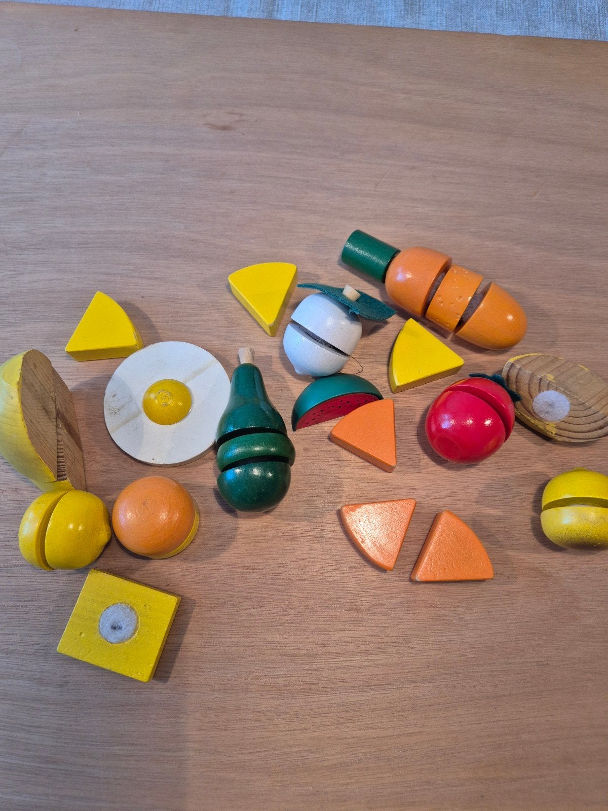 Houten speelfruit en groente met klittenband, Ophalen of Verzenden