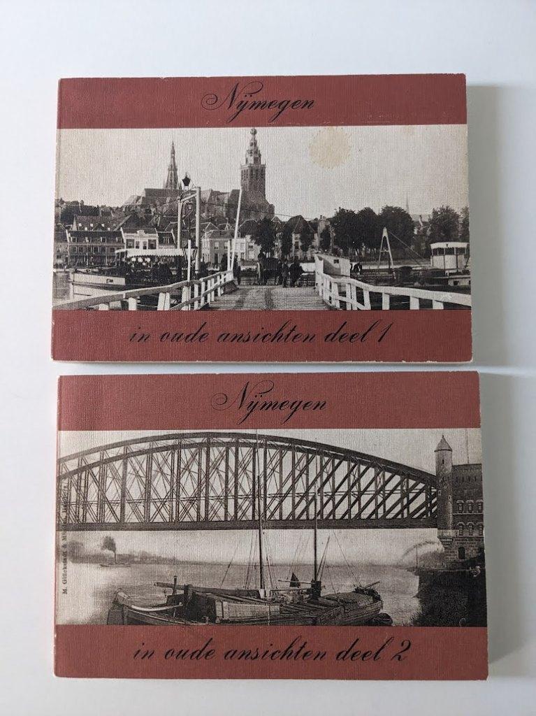Nijmegen in oude ansichten deel 1 en deel 2 - dr.J. Brinkhof, Ophalen of Verzenden, Voor 1920, Ongelopen, Gelderland