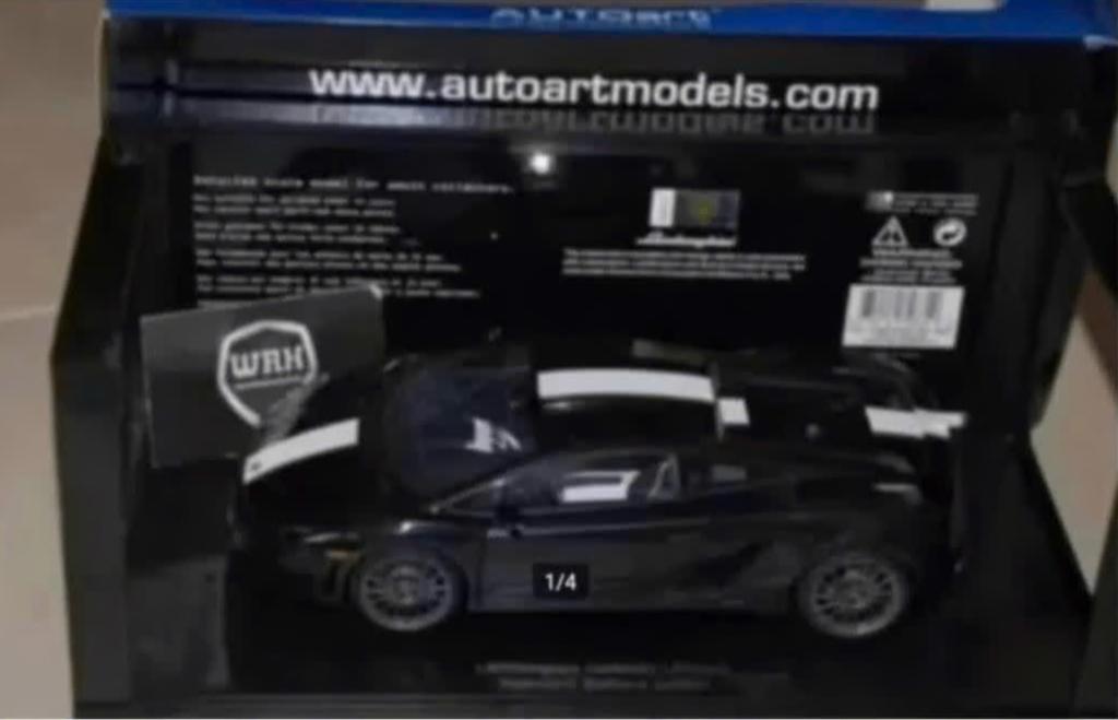 1:18 LAMBORGHINI GALLARDO BALBONI 74631 Autoart in doos WRH, Verzenden, Zo goed als nieuw, Auto, Autoart