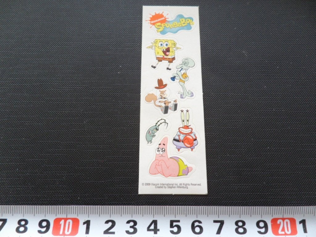 sticker strip set nickelodeon SPONGEBOB, Verzamelen, Ophalen, Zo goed als nieuw