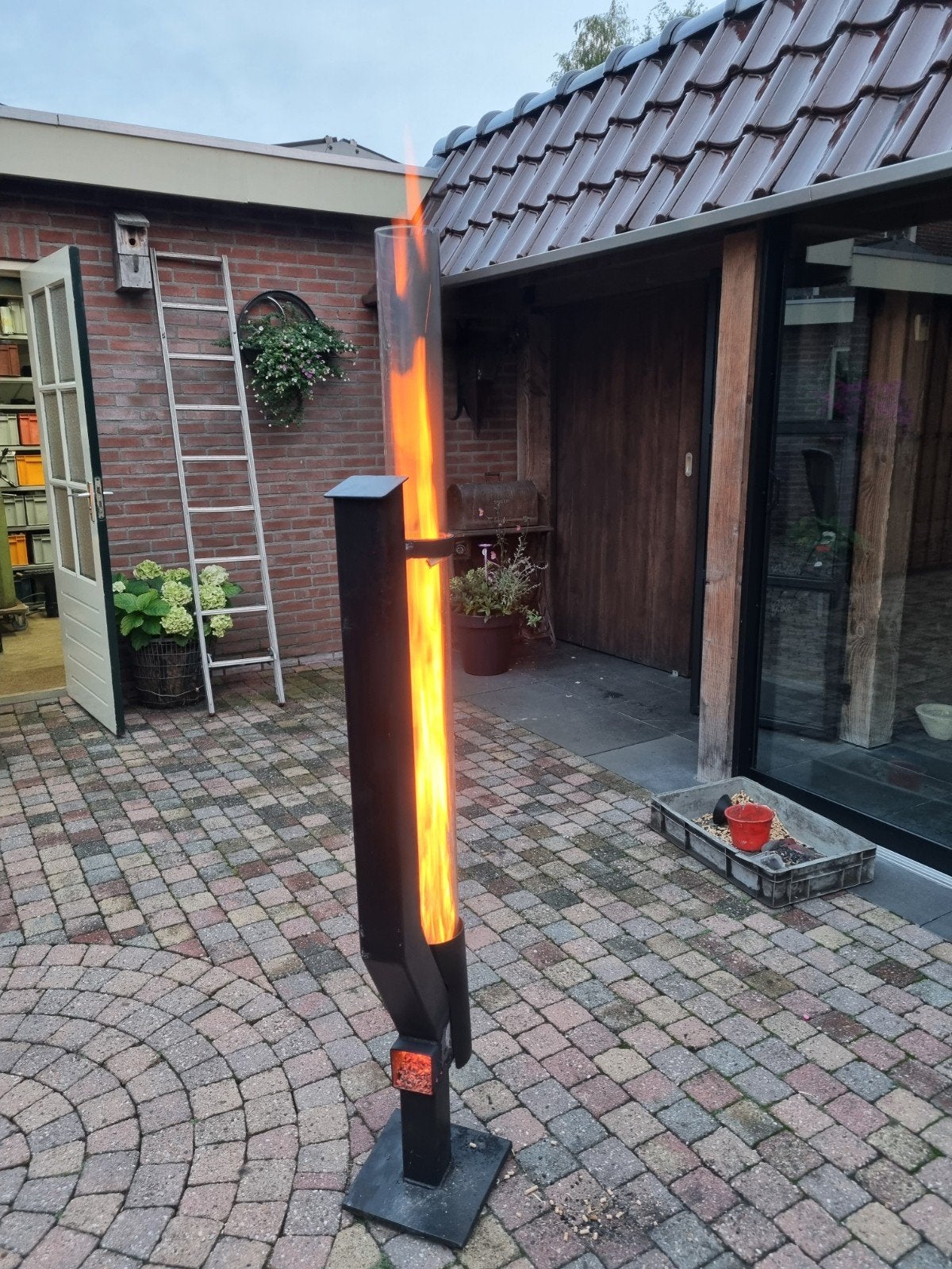 terrasverwarmer. tuinhaard.pelletfakkel.vuurkorf, Ophalen, Nieuw