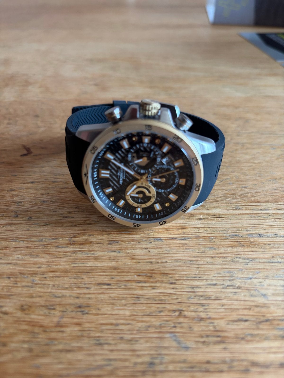 Aeromeister Driver AM5101 Chrono Horloge - Nieuw, Overige merken, Staal, Polshorloge, Nieuw