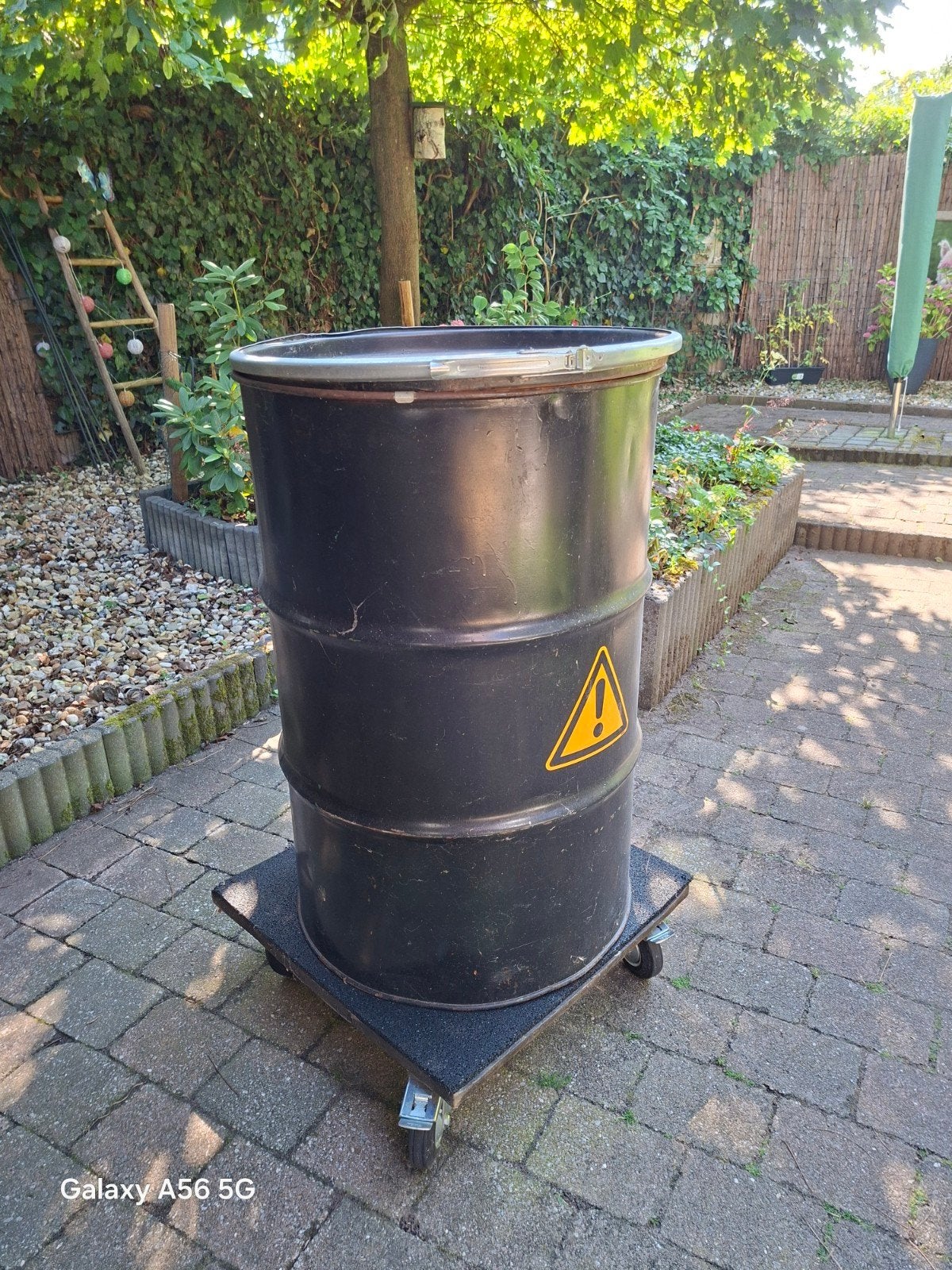 Oliedrum/Barbeque, Tuin en Terras, Vuurkorven, Ophalen, Gebruikt