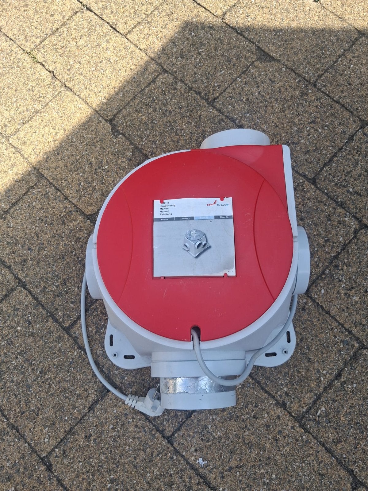 Zehnder ComfoFan S Ventilator met Perilex aansluiting, Doe-het-zelf en Verbouw, Ophalen, Gebruikt, Ventilator