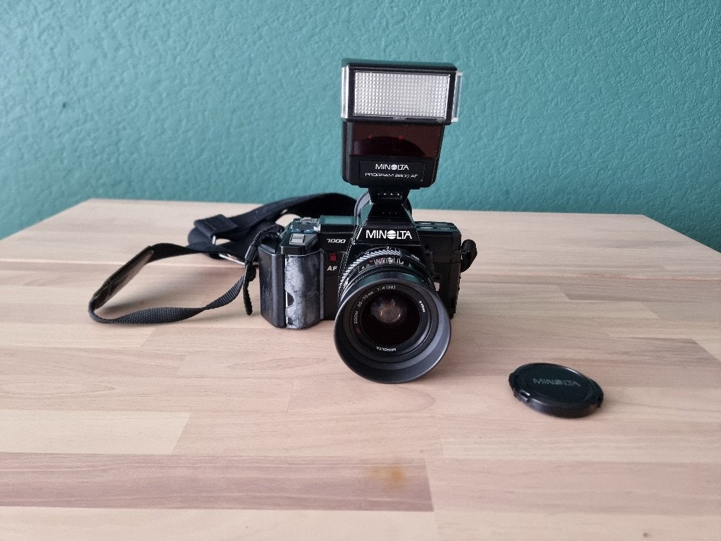 Minolta 7000 vintage spiegelreflexcamera, Ophalen, Gebruikt, Spiegelreflex, Minolta