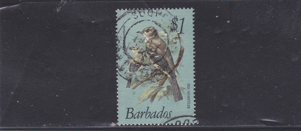 Vogel Barbados 1979, Verzenden, Gestempeld, Dier of Natuur
