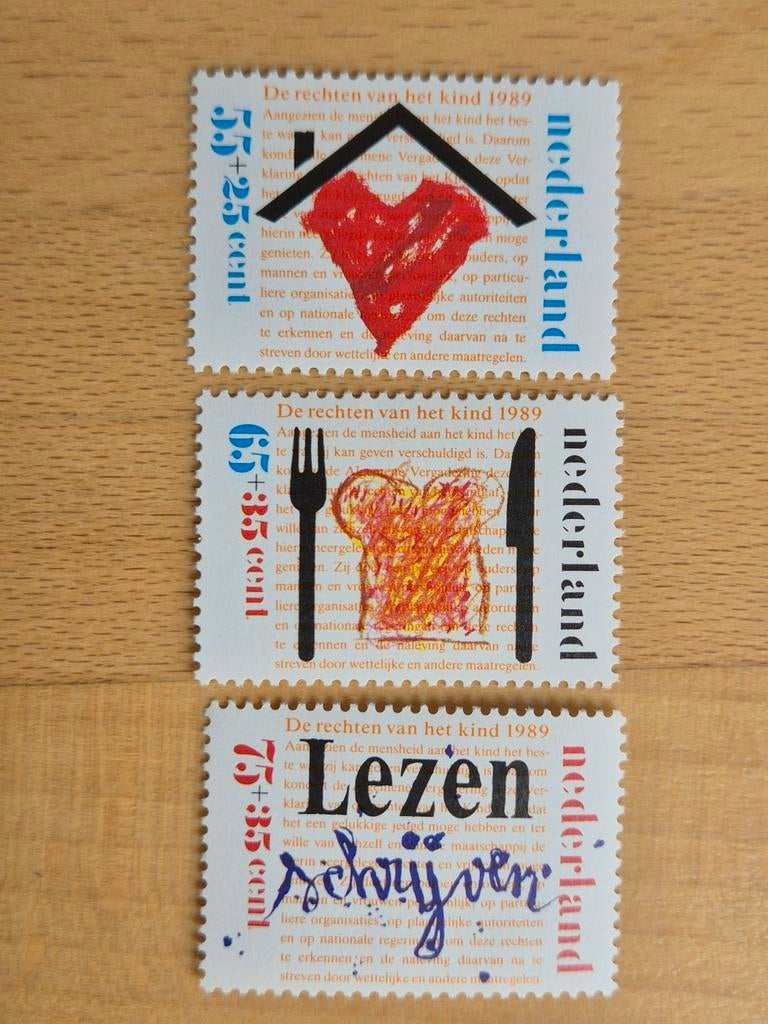 Nederland 1989 kinderpostzegels, Postzegels en Munten, Postzegels | Nederland, Ophalen of Verzenden, Na 1940, Postfris