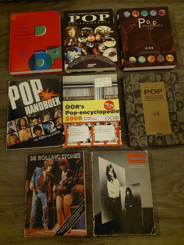 Grote collectie pop encyclopedieën en handboeken, Ophalen of Verzenden, Gelezen, Genre of Stijl, Diverse auteurs