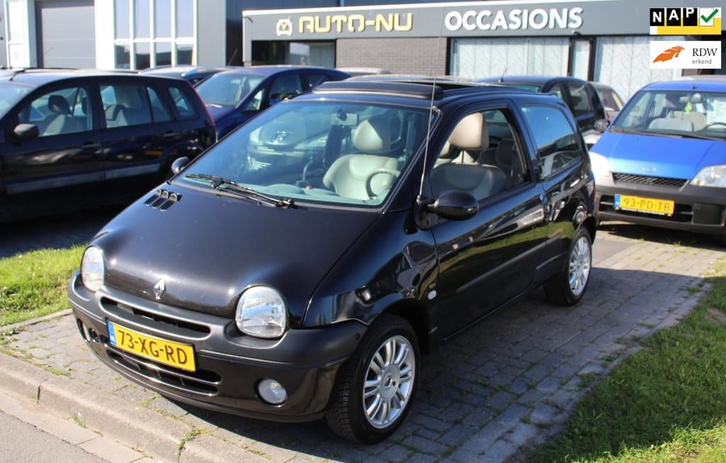 Renault Twingo 1.2-16V Paris Beige Leder Airco Panoramadak L, Auto's, Renault, Voorwielaandrijving, Beige, 4 cilinders, 4 stoelen