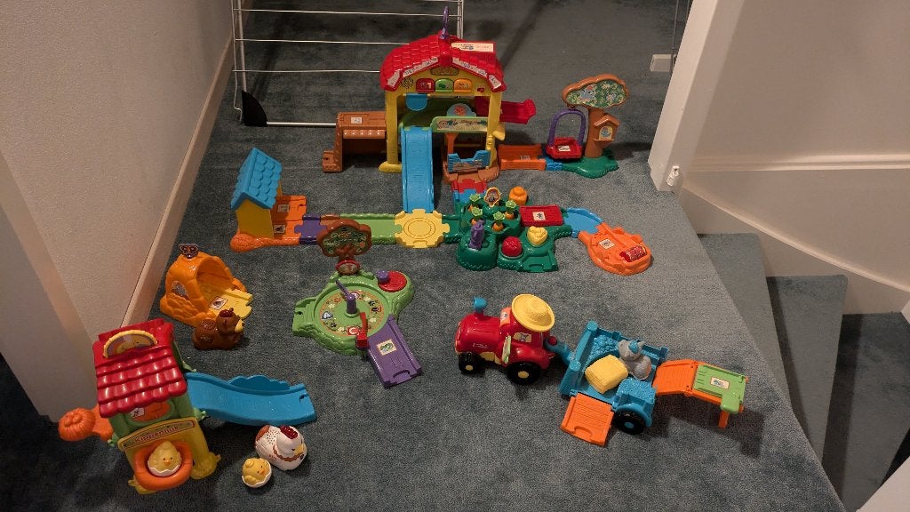 VTech ZoefZoef gebouwen: boerderij, kippenhok, tractor, etc., Ophalen of Verzenden, Gebruikt