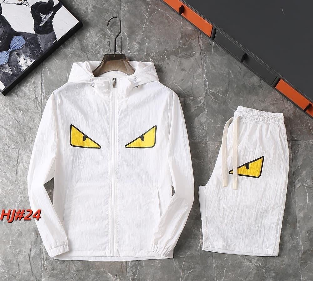 Fendi Jas en Korte Broek setje (S t/m XL), Verzenden, Wit, Nieuw, Overige maten