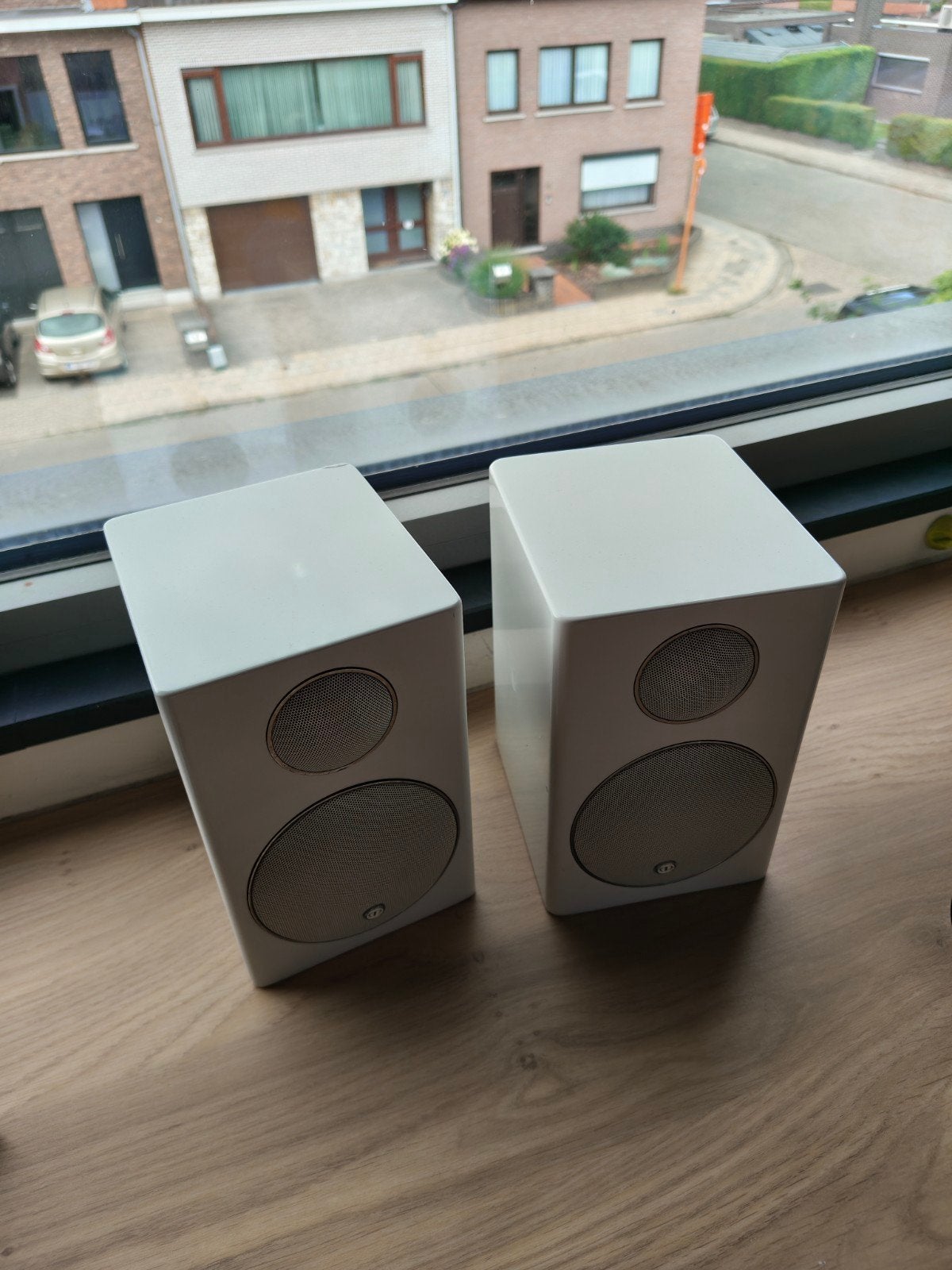 Monitor Audio Radius 90 HD Speakers - Wit (Paar), Audio, Tv en Foto, Luidsprekers, Overige merken, Ophalen of Verzenden, Zo goed als nieuw