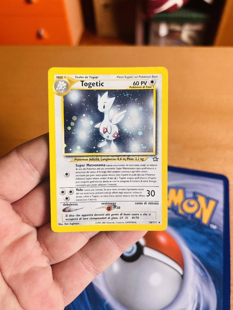 Togetic 16/111 Holo Neo Genesis Pokemon, Verzenden, Zo goed als nieuw, Losse kaart, Foil