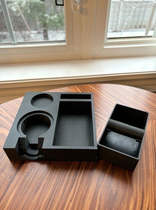 Espresso Tamping Station + Knockbox 58mm - Zwart, Ophalen of Verzenden, Nieuw, Barista-accessoire, Sage