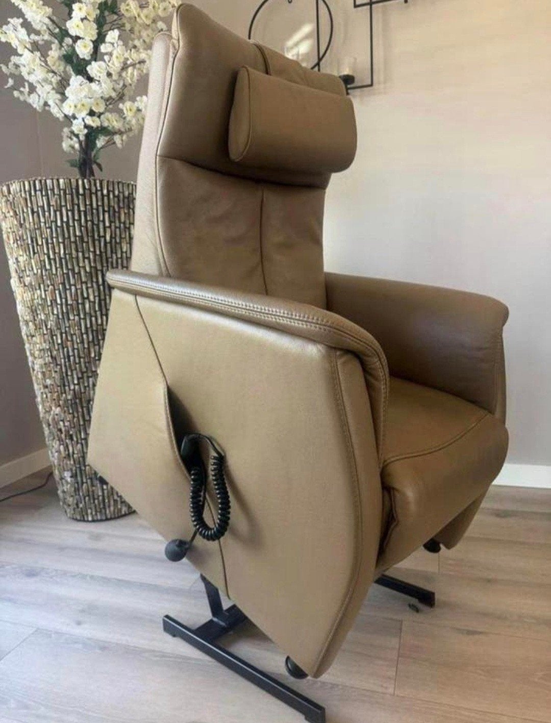 Nette STA OP STOEL van PROMINENT met RELAX half jaar oud, Huis en Inrichting, Ophalen, Zo goed als nieuw, Leer