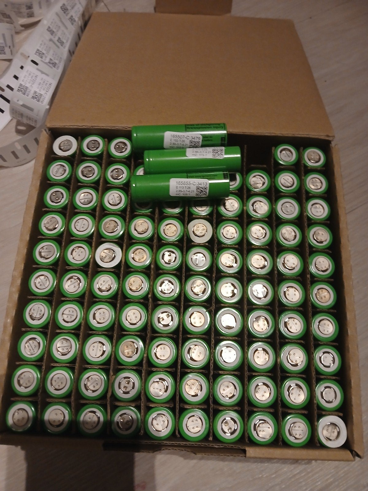 800x inr mj1 3500 90/100%, Audio, Tv en Foto, Accu's en Batterijen, Ophalen of Verzenden, Zo goed als nieuw, Oplaadbaar