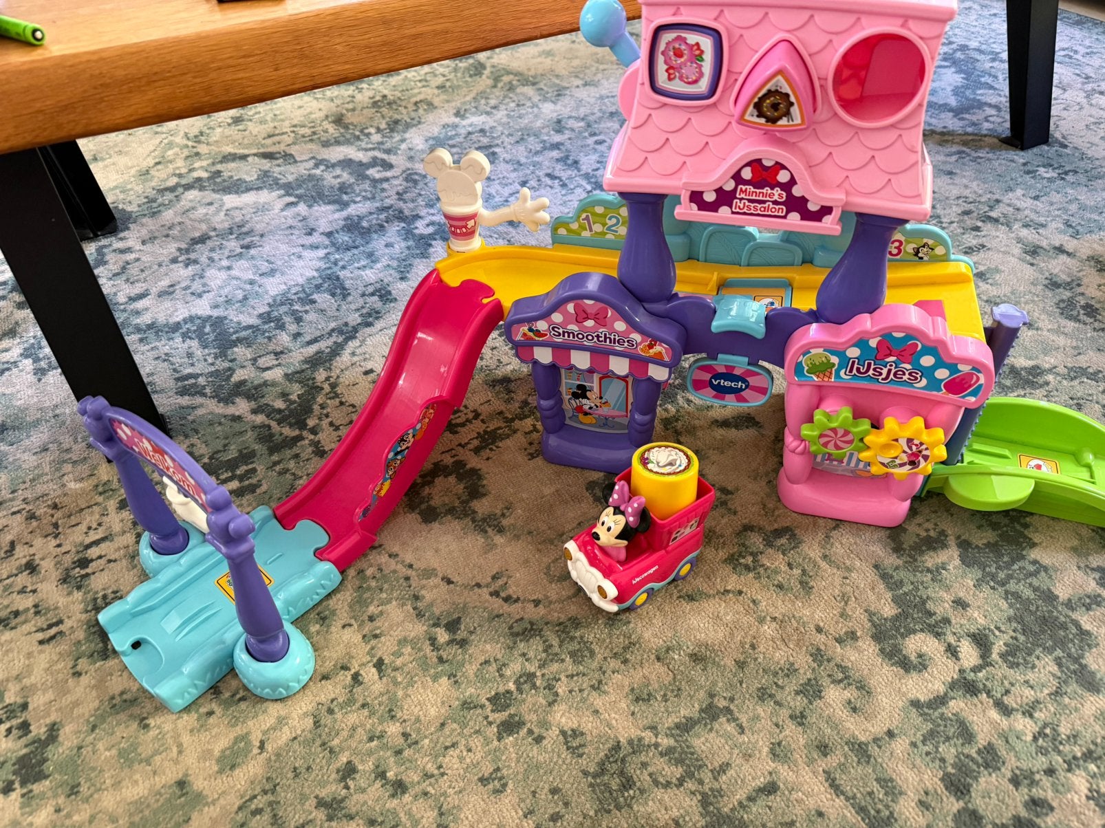 VTech Toet Toet Auto's Disney Minnie's IJssalon Speelset, Ophalen of Verzenden, Zo goed als nieuw, 6 maanden tot 2 jaar