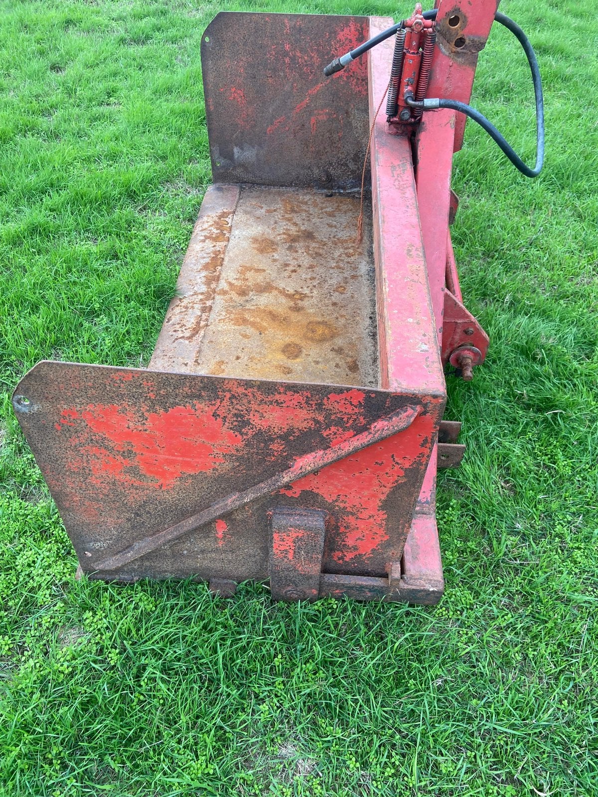 Nette 2m grondbak/tractorbak - hydraulisch bedienbaar, Ophalen of Verzenden, Gebruikt, IJzer