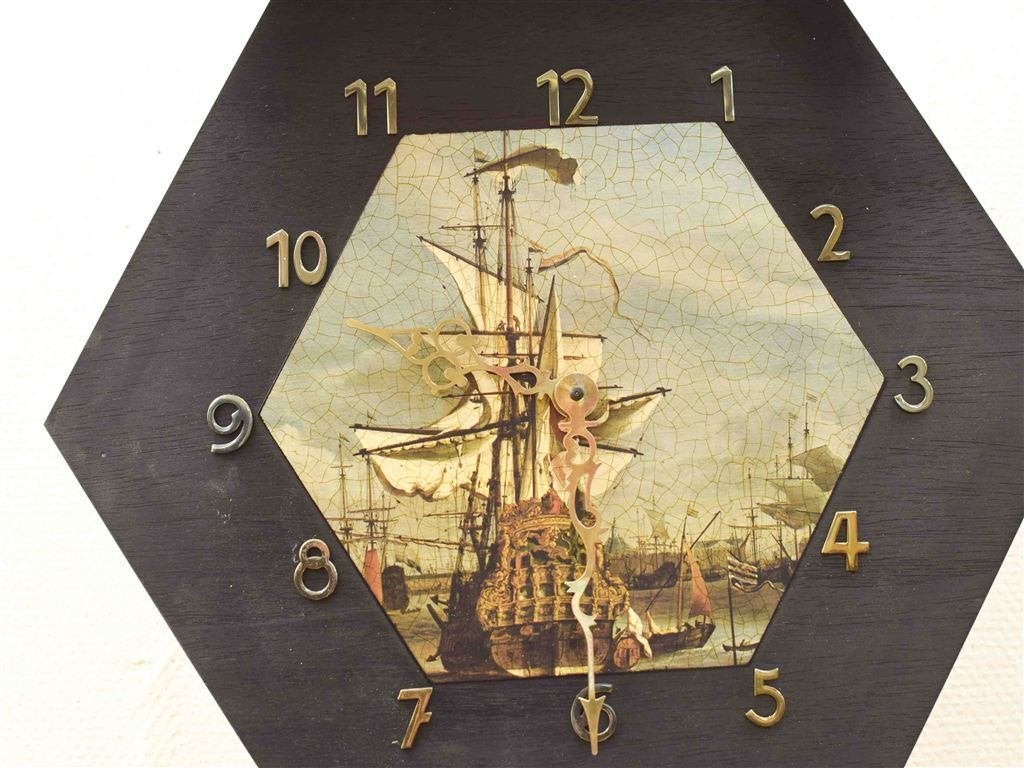 Wandklok 44764, Huis en Inrichting, Woonaccessoires | Klokken, Ophalen of Verzenden, Gebruikt, Wandklok
