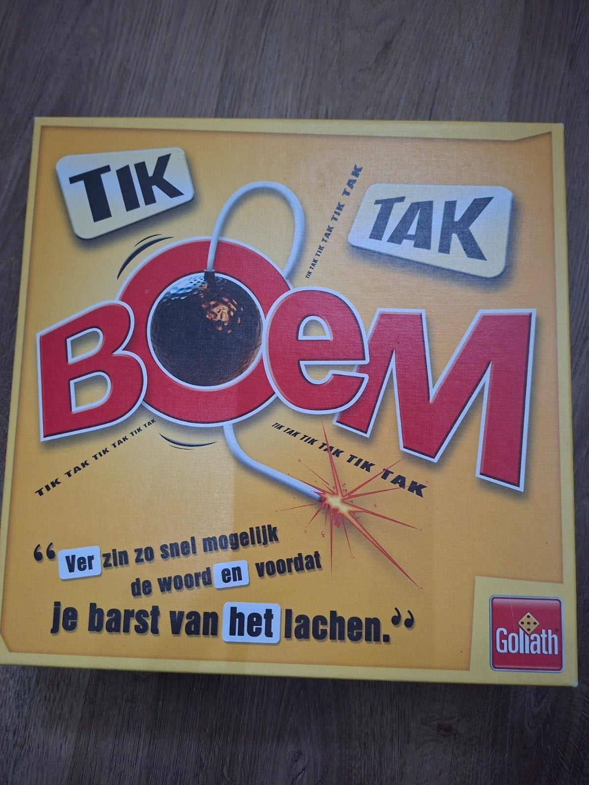 Tik Tak Boem gezelschapsspel - Zo goed als nieuw, Ophalen of Verzenden, Zo goed als nieuw