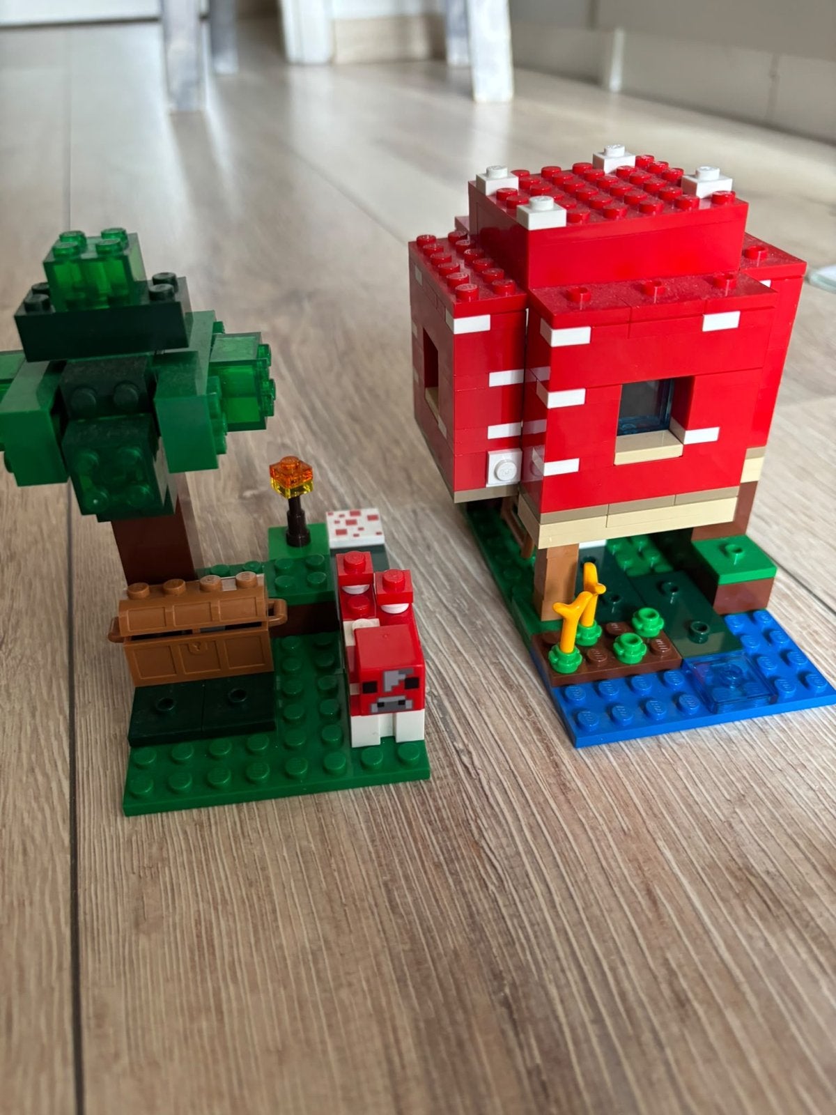 LEGO Minecraft De Paddestoelwoning (21179), Kinderen en Baby's, Ophalen, Zo goed als nieuw, Overige merken