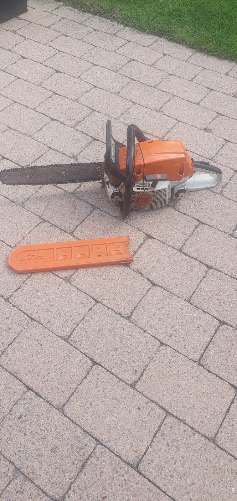Stihl kettingzaag, Tuin en Terras, Ophalen, Gebruikt, STIHL