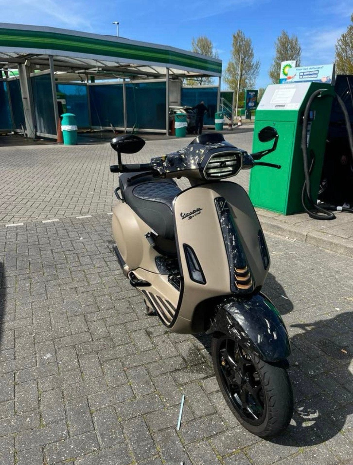 Vespa sprint 80cc DD || Akrapovic || Full Zelioni & Malossi, Ophalen, Overige modellen, Maximaal 45 km/u, Nieuw