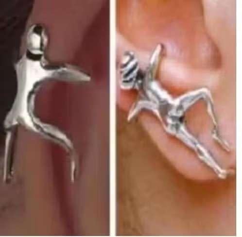 2 stuks Ear Cuff / Oorsieraad /  Ear Climber, Ophalen of Verzenden, Nieuw, Zilver, Overige materialen