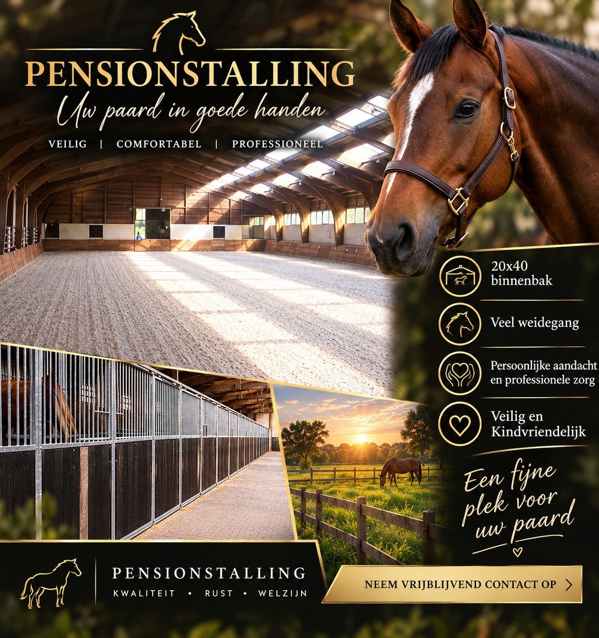 Pensionstalling aangeboden, Dieren en Toebehoren, Opfok