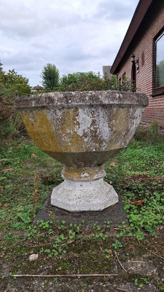 Brocante tuin vaas, Tuin en Terras, Ophalen, Gebruikt