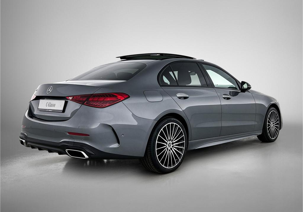 Mercedes-Benz C-Klasse 300 e Business Solution AMG | Premium, Auto's, Automaat, Achterwielaandrijving, Zwart, Bedrijf